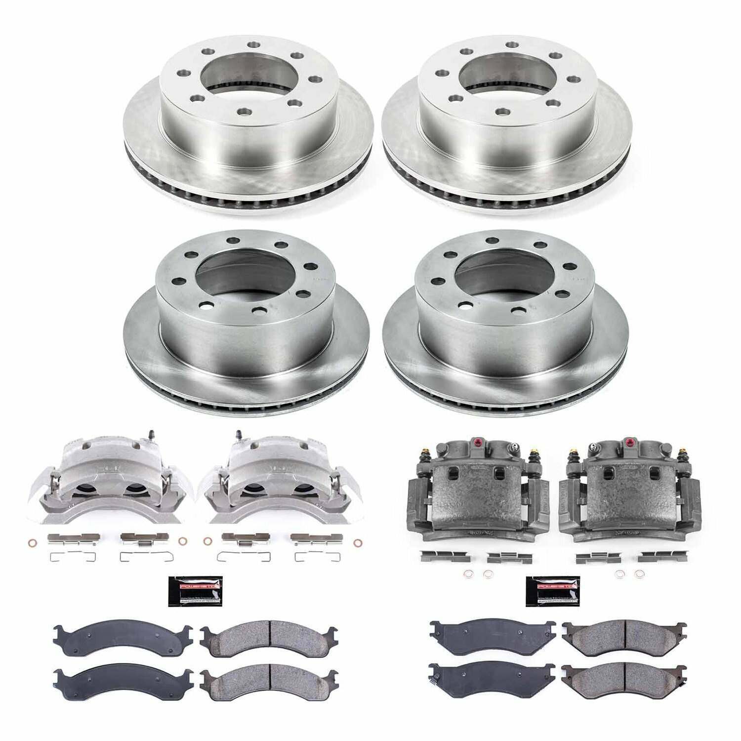 Power Stop 01-02 Dodge Ram 2500 Front & Rear Autospecialty Kit w/Cals - KCOE5466