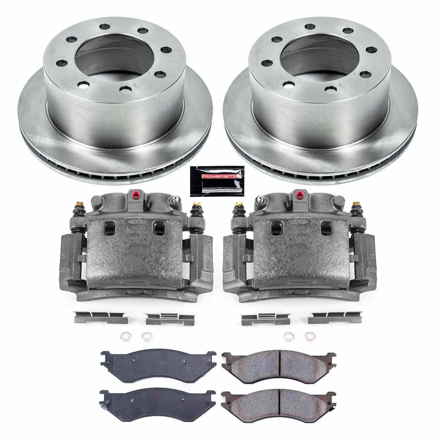 Power Stop 01-02 Dodge Ram 2500 Rear Autospecialty Kit w/Cals - KCOE5489