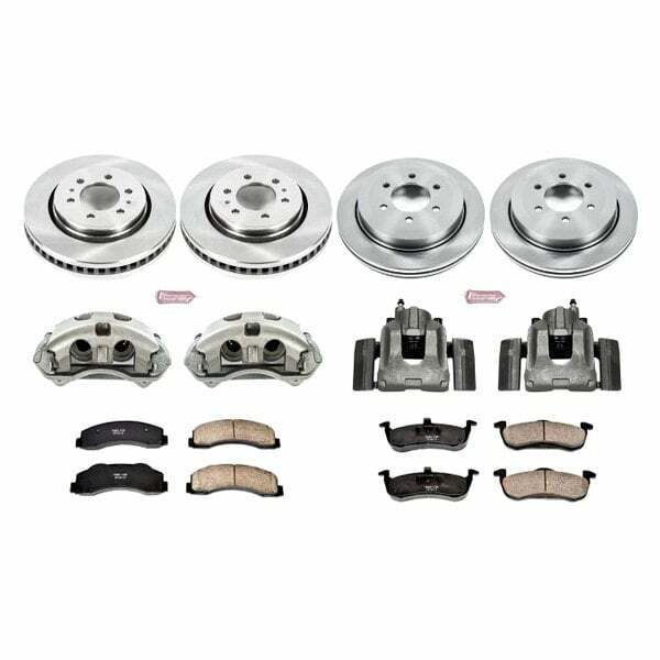 Power Stop 10-17 Ford Expedition Front & Rear Autospecialty Kit w/Cals - KCOE5577