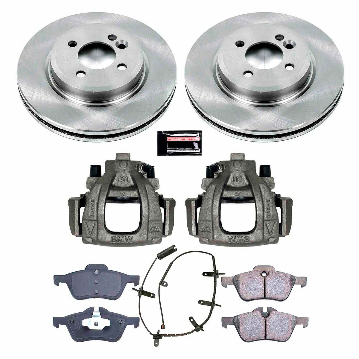 Power Stop 02-06 Mini Cooper Front Autospecialty Brake Kit w/Calipers - KCOE5724