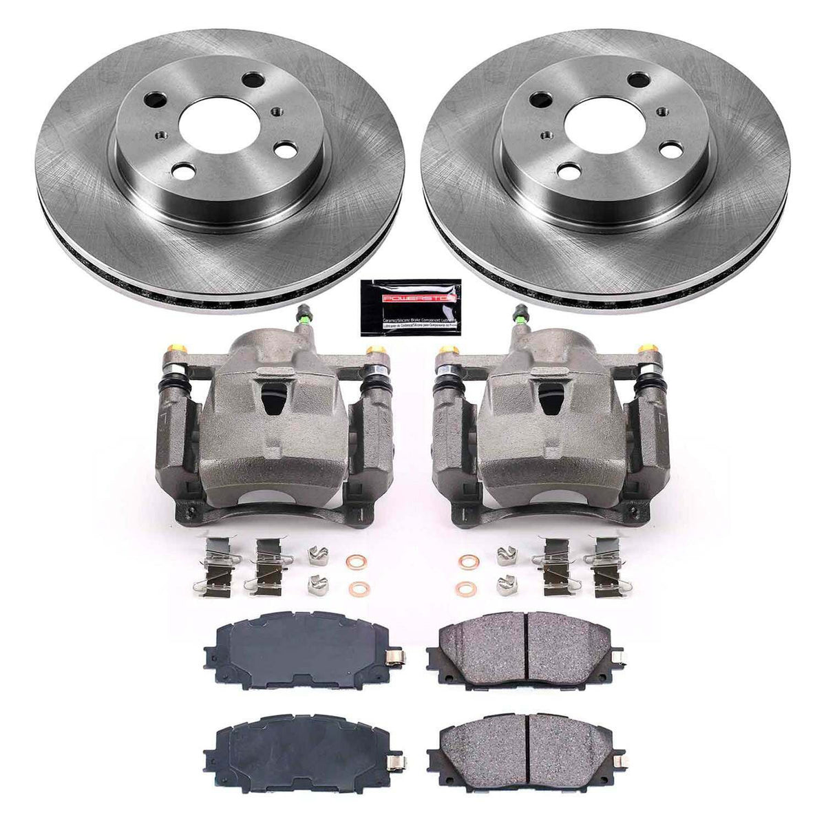 Power Stop 2013 Scion iQ Front Autospecialty Brake Kit w/Calipers - KCOE5863