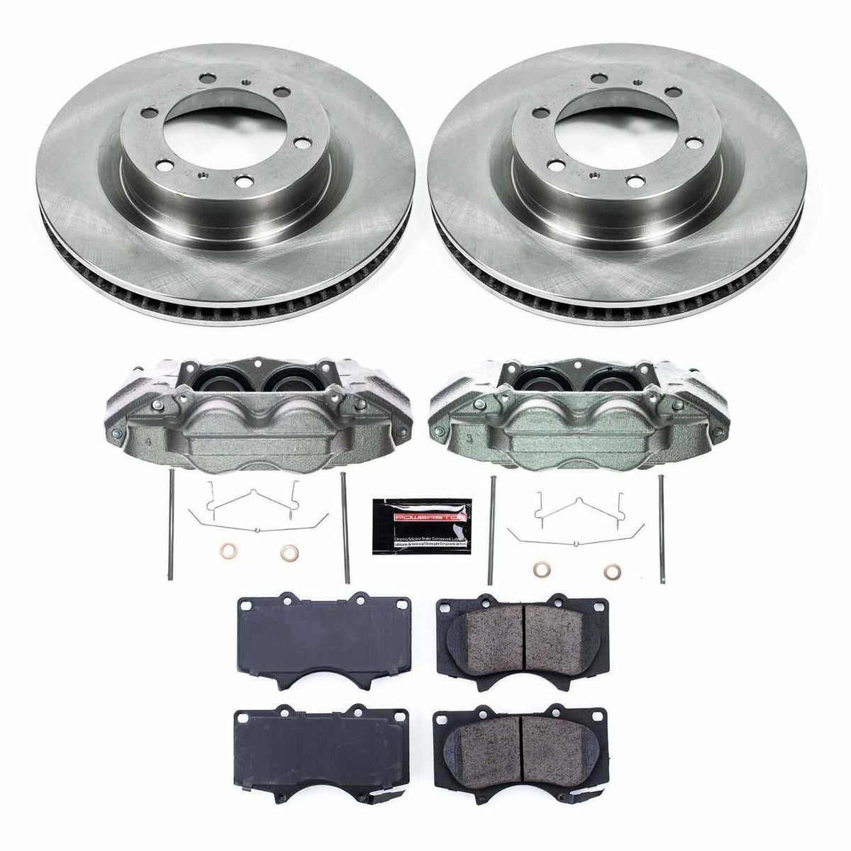 Power Stop 15-22 Toyota 4Runner Front Autospecialty Kit w/Cals - KCOE5873A