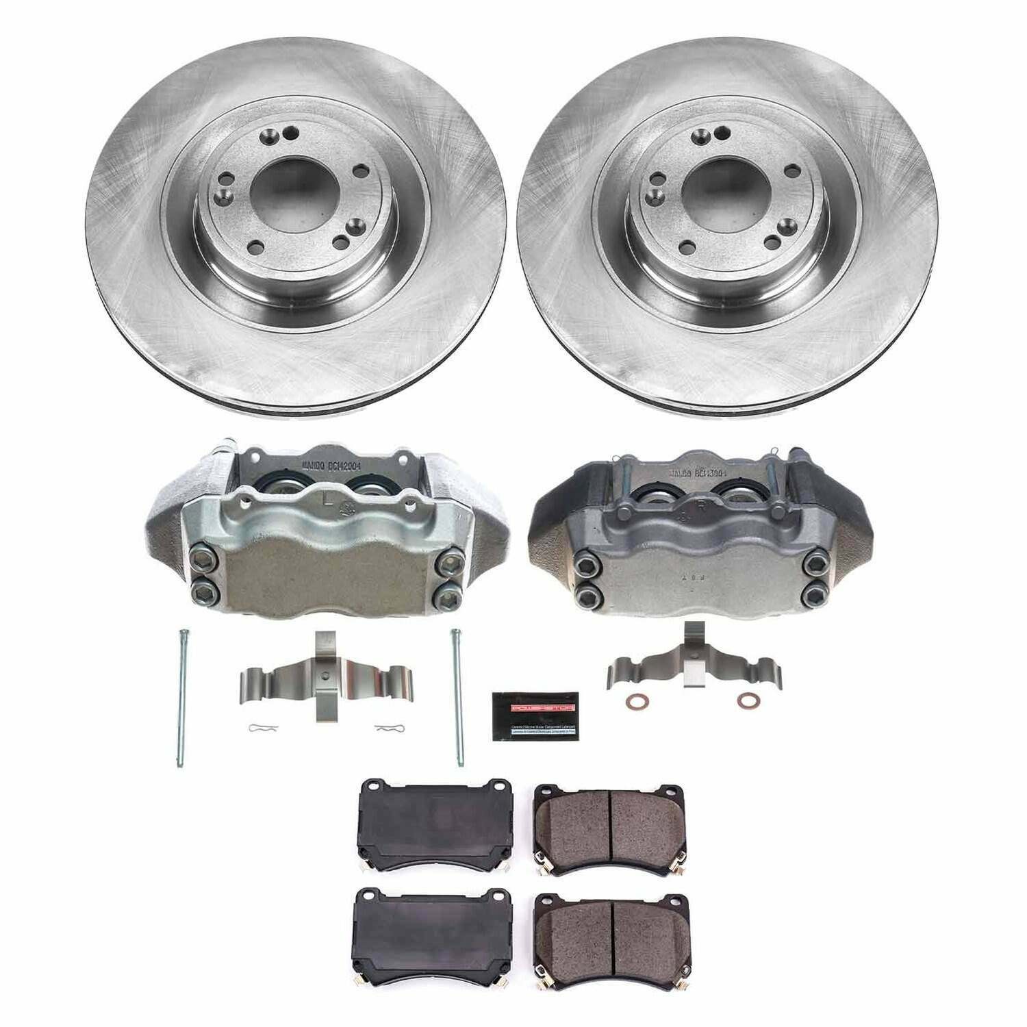 Power Stop 12-14 Hyundai Genesis Front Autospecialty Kit w/Cals - KCOE5928