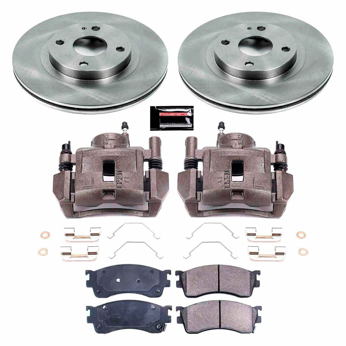 Power Stop 01-03 Mazda Protege Front Autospecialty Brake Kit w/Calipers - KCOE6786