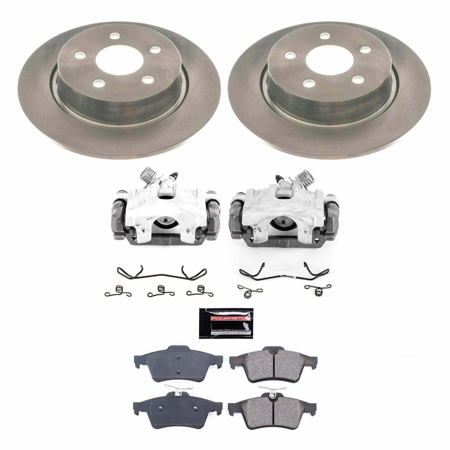 Power Stop 2020 Ford Transit Connect Rear Autospecialty Brake Kit w/Calipers - KCOE8176