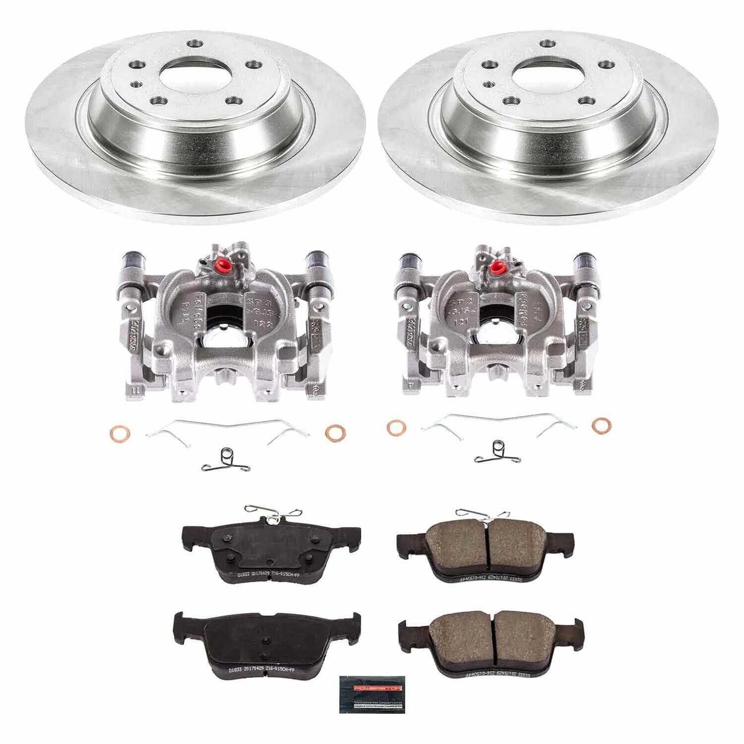 Power Stop 2020 Ford Fusion Rear Autospecialty Brake Kit w/Calipers - KCOE8533