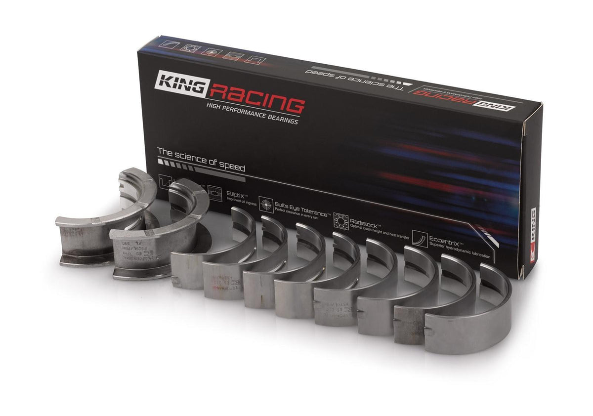King Engine Bearings Ford 302 CID Coyote Size STD Performance Coated Main Bearing Set - MB5734MC