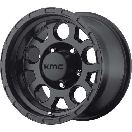 KMC Wheels KM522 Enduro 15X9 in Matte Black - 5X4.5 Bolt, -12 Offset - KM52259012712N