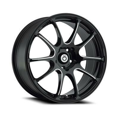 Konig Illusion 18X8 5X114.3 Et35 Black/Ball Cut Machine - IL88514355