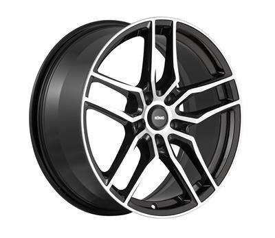Konig Intention 18X8 5X120 Et35 Gloss Black / Machine Face - IO88520355