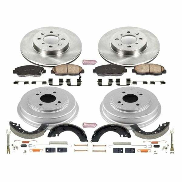 Power Stop 2001 Honda Civic Coupe Front & Rear Autospecialty Brake Kit - KOE15087DK