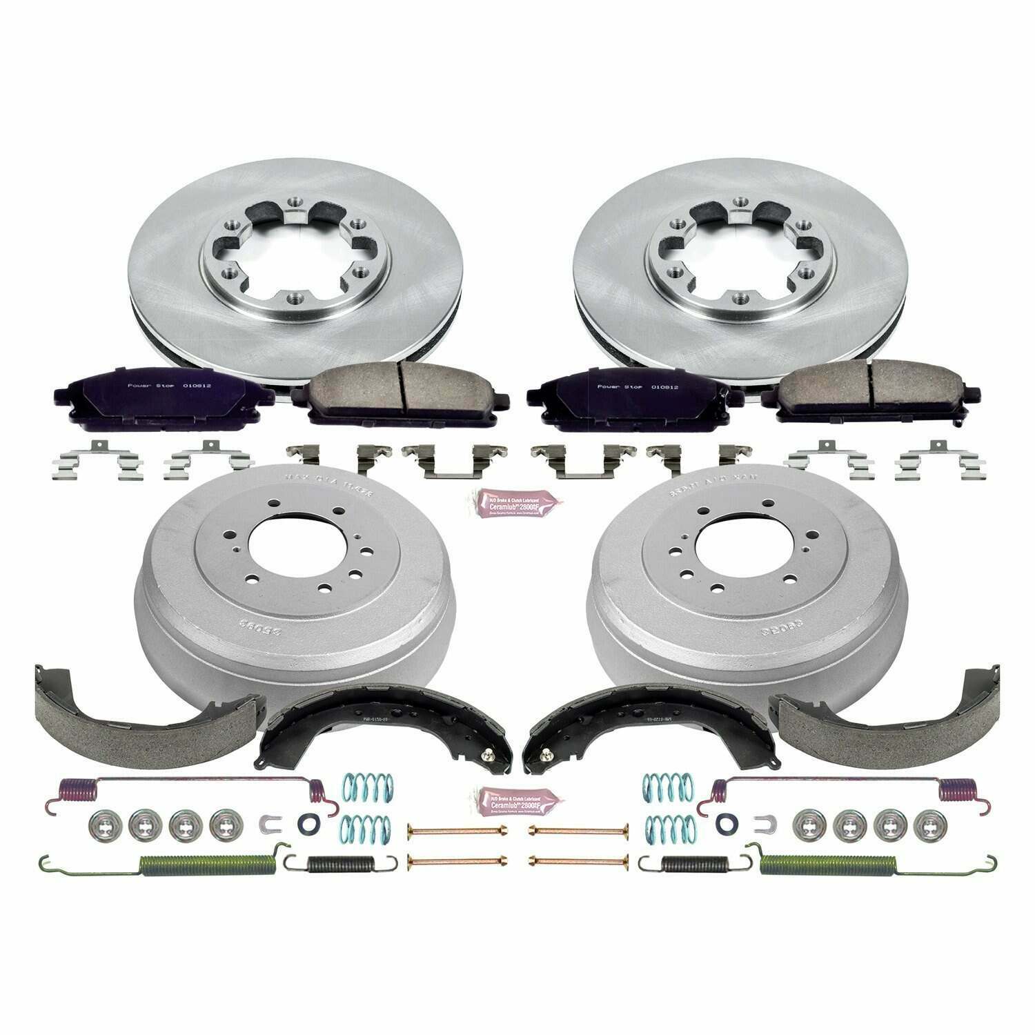 Power Stop 96-98 Nissan Pathfinder Front & Rear Autospecialty Brake Kit - KOE15116DK