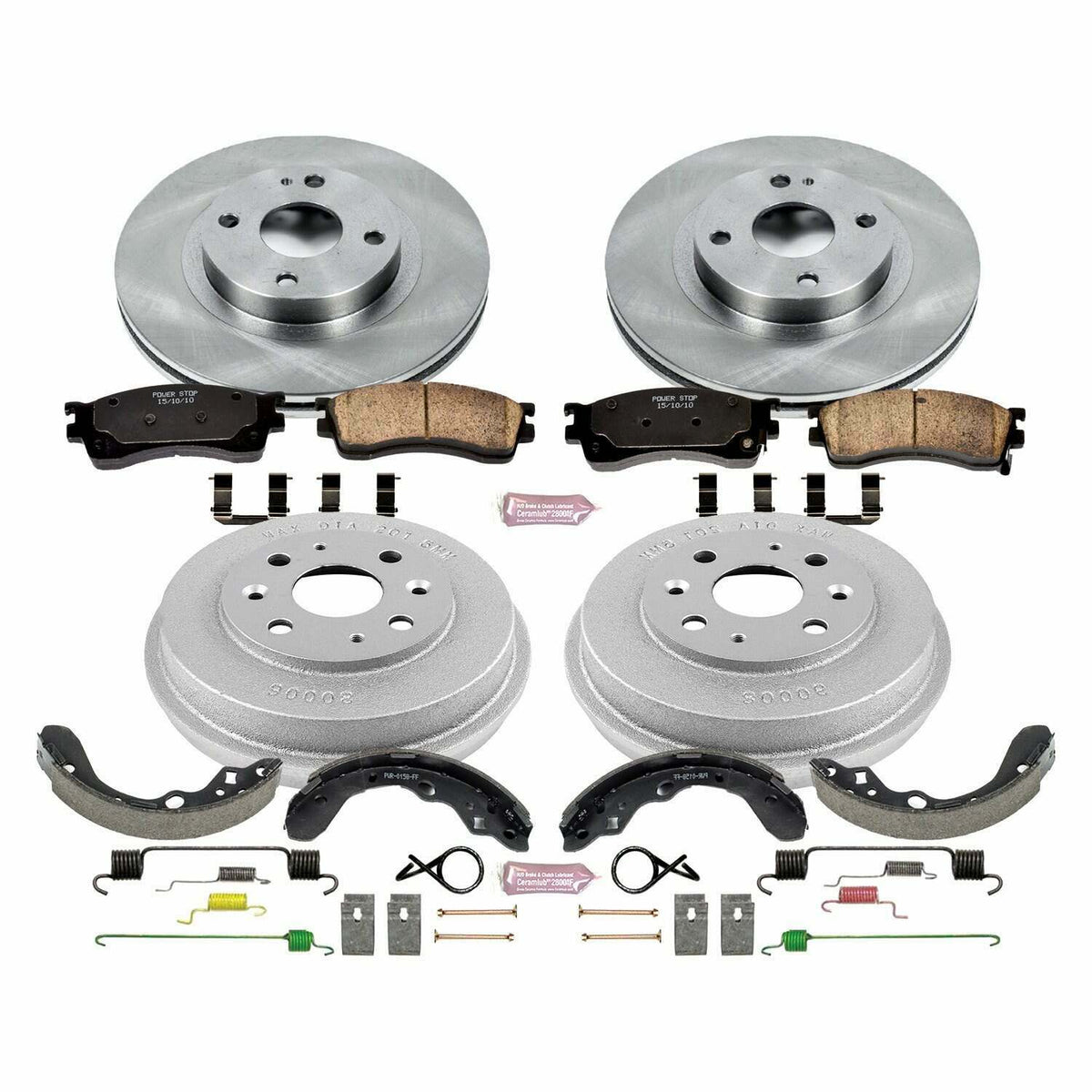 Power Stop 01-03 Mazda Protege Front & Rear Autospecialty Brake Kit - KOE15189DK