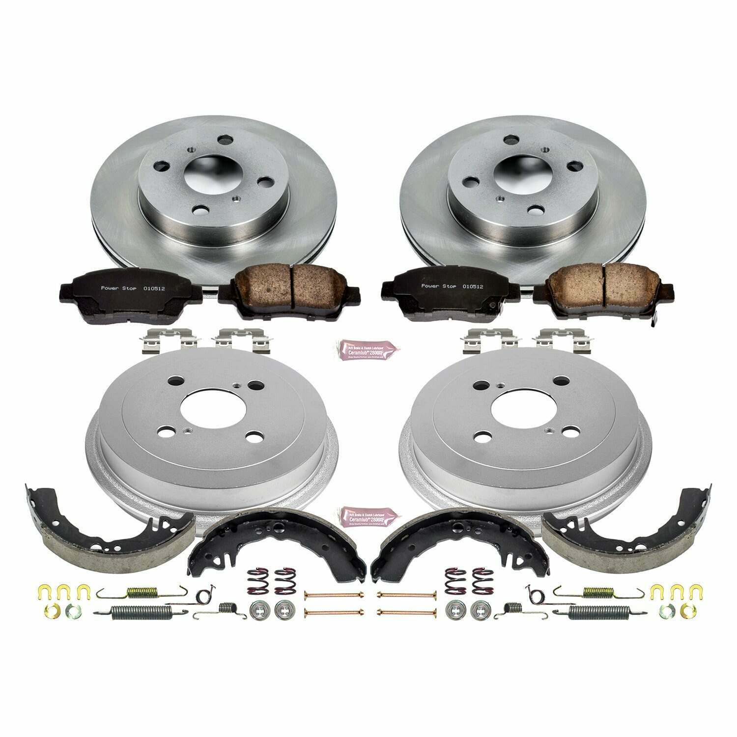 Power Stop 2000 Toyota Echo Front & Rear Autospecialty Brake Kit - KOE15203DK