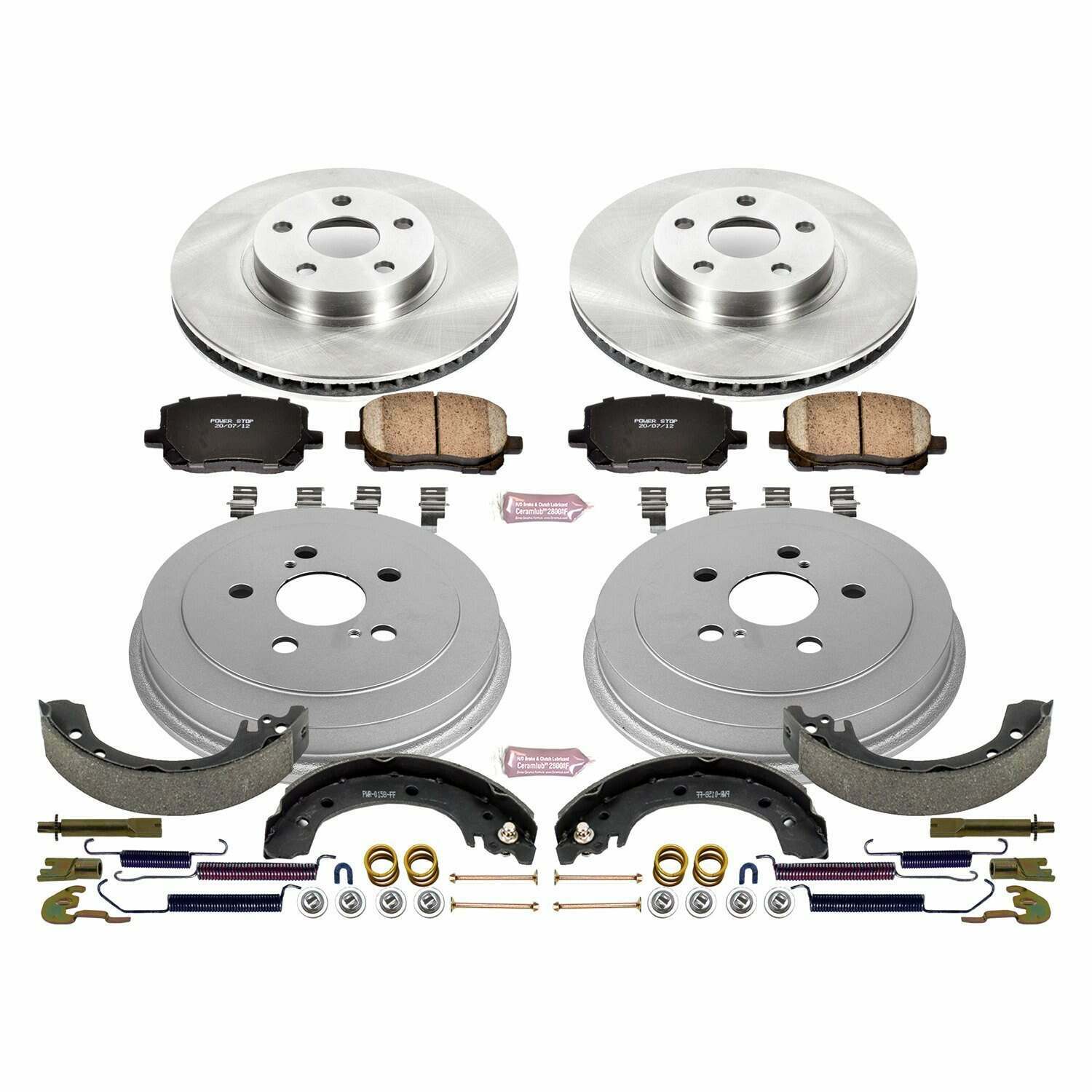 Power Stop 03-08 Toyota Corolla Front & Rear Autospecialty Brake Kit - KOE15227DK