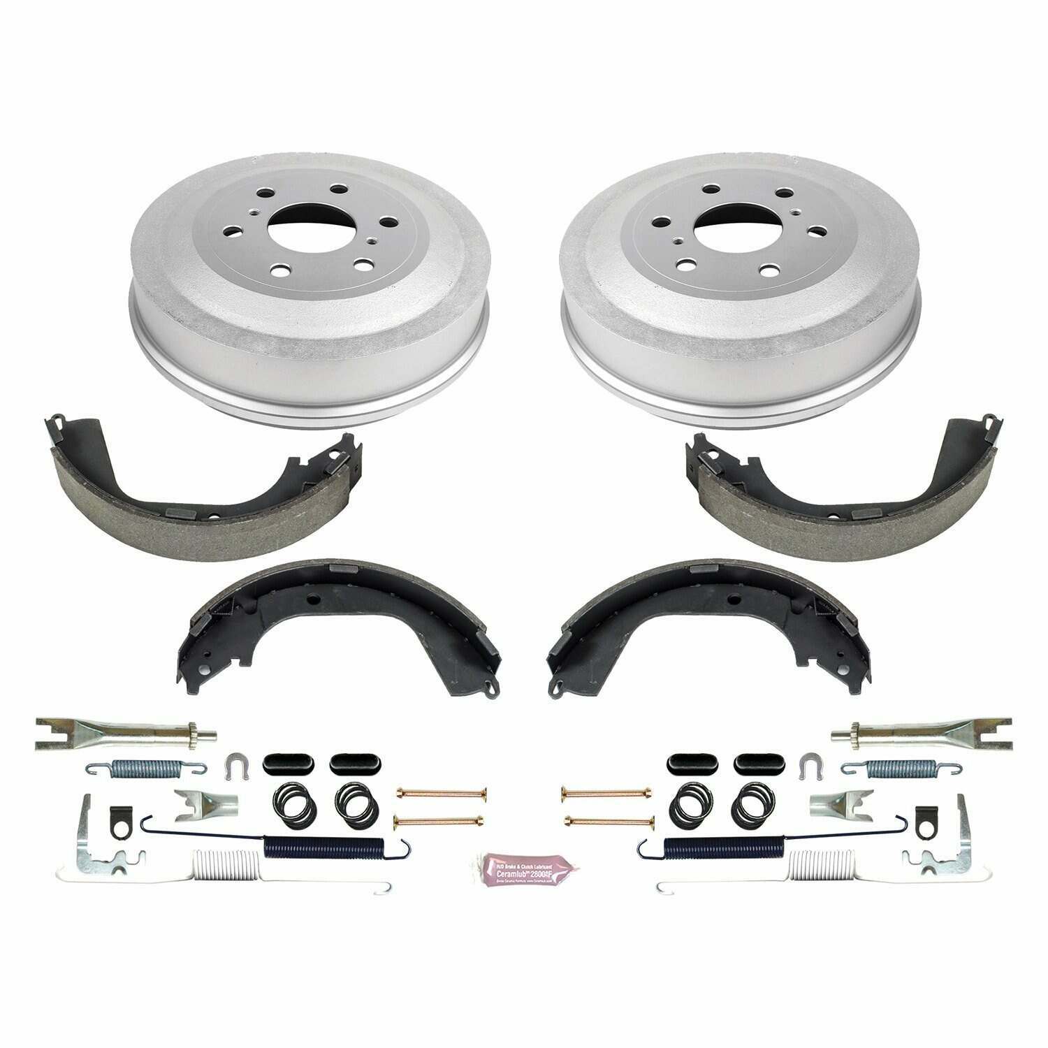 Power Stop 09-13 Chevrolet Silverado 1500 2WD Rear Autospecialty Drum Kit - KOE15411DK