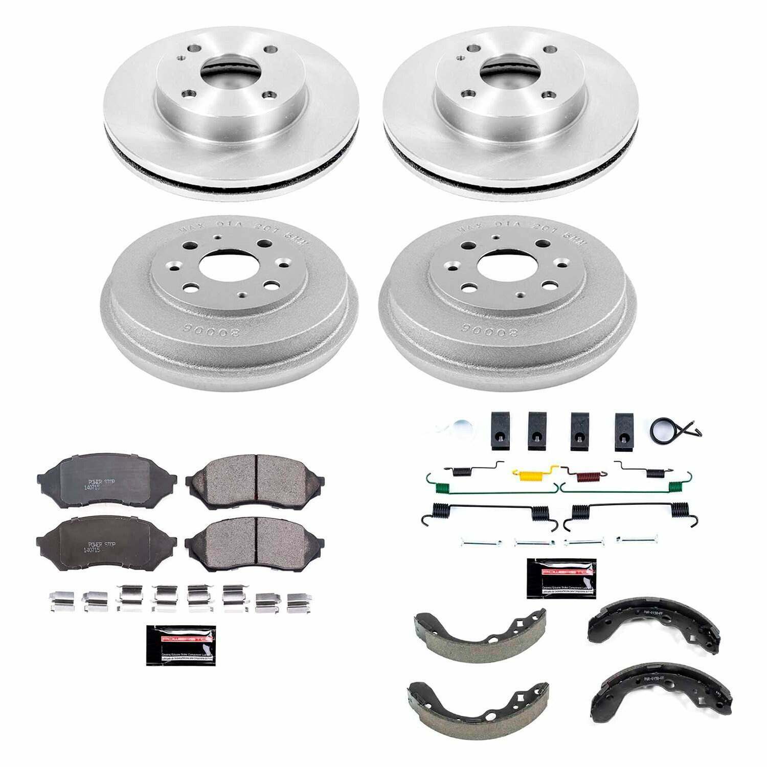 Power Stop 99-01 Mazda Protege Front & Rear Autospecialty Brake Kit - KOE15443DK