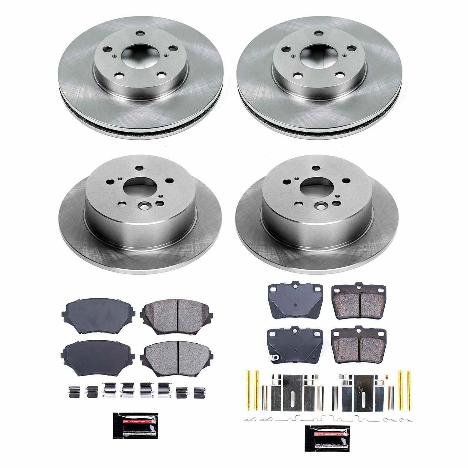 Power Stop 04-05 Toyota RAV4 Front & Rear Autospecialty Brake Kit - KOE2842