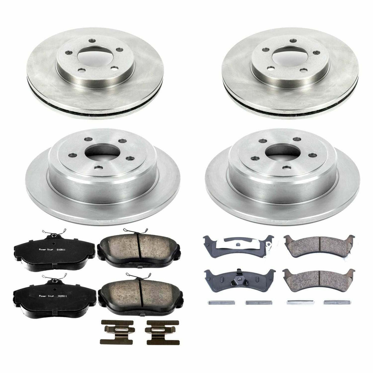 Power Stop 95-98 Ford Windstar Front & Rear Autospecialty Brake Kit - KOE4354