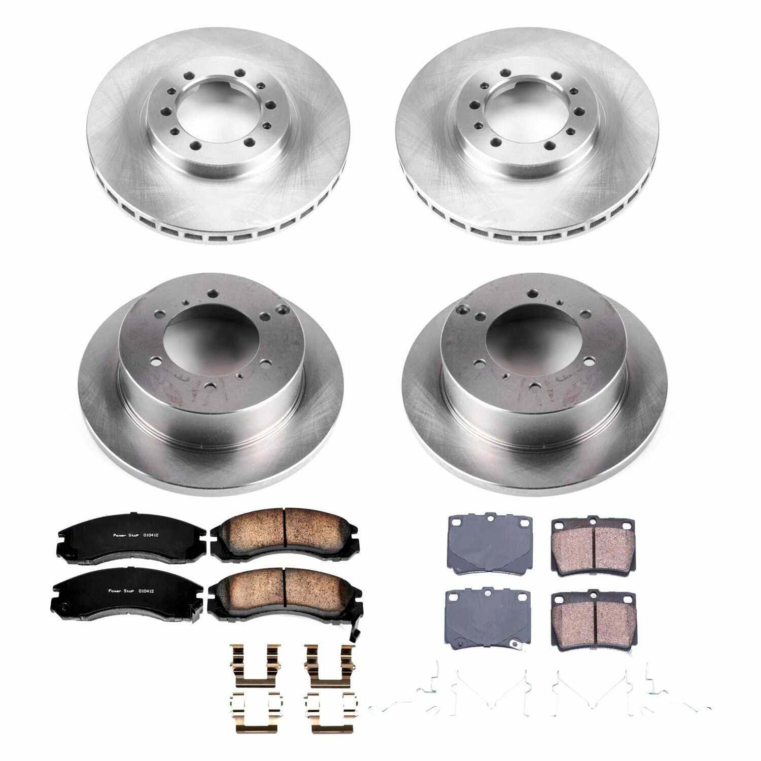 Power Stop 97-04 Mitsubishi Montero Sport Front & Rear Autospecialty Brake Kit - KOE4402