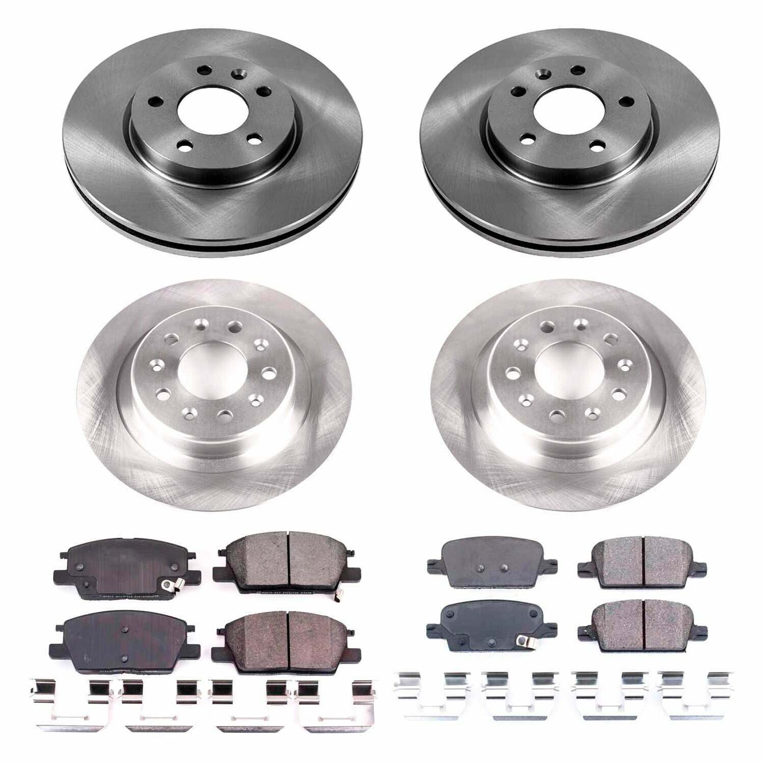 Power Stop 16-18 Chevrolet Malibu Front & Rear Autospecialty Brake Kit - KOE7567