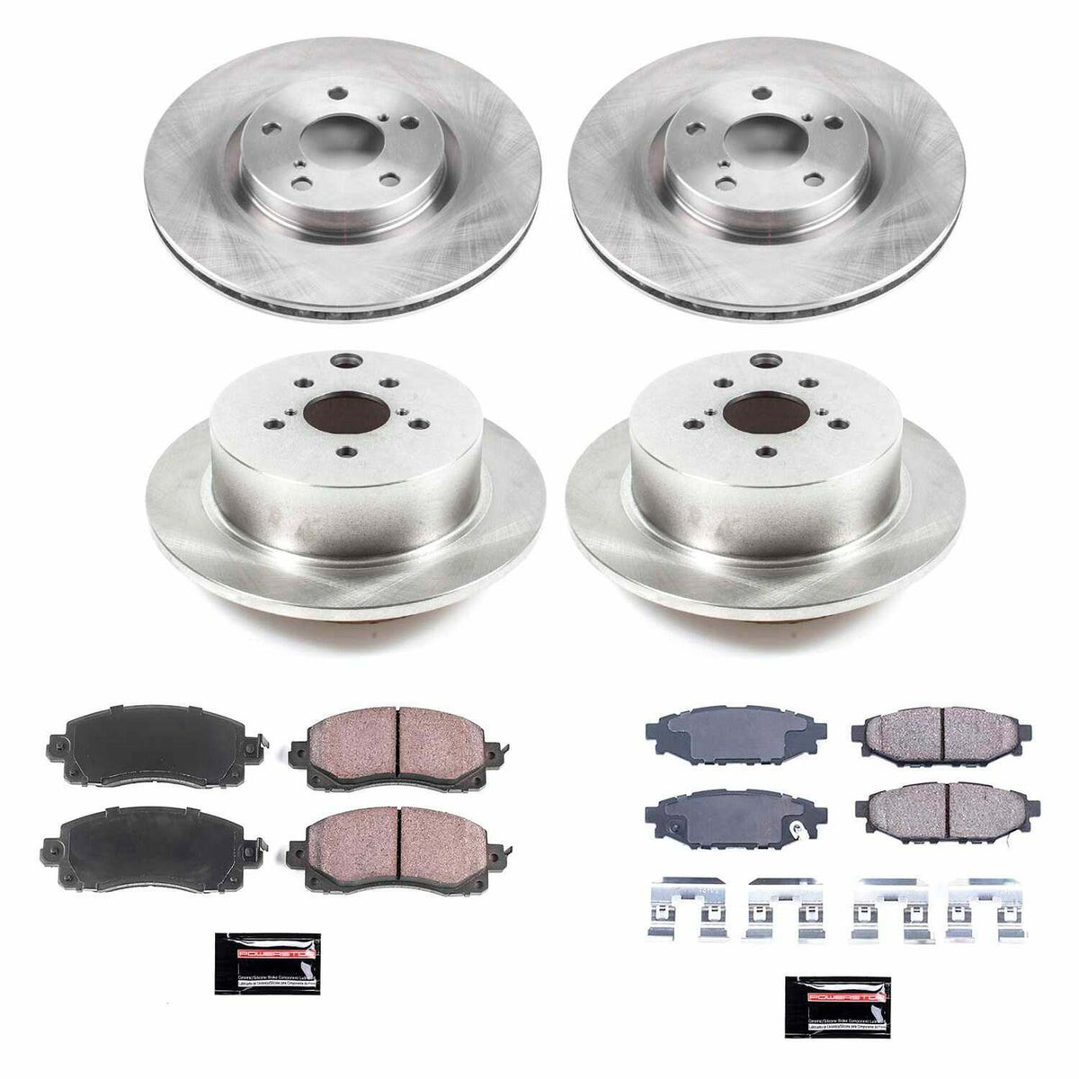 Power Stop 17-19 Subaru Impreza Front & Rear Autospecialty Brake Kit - KOE7926