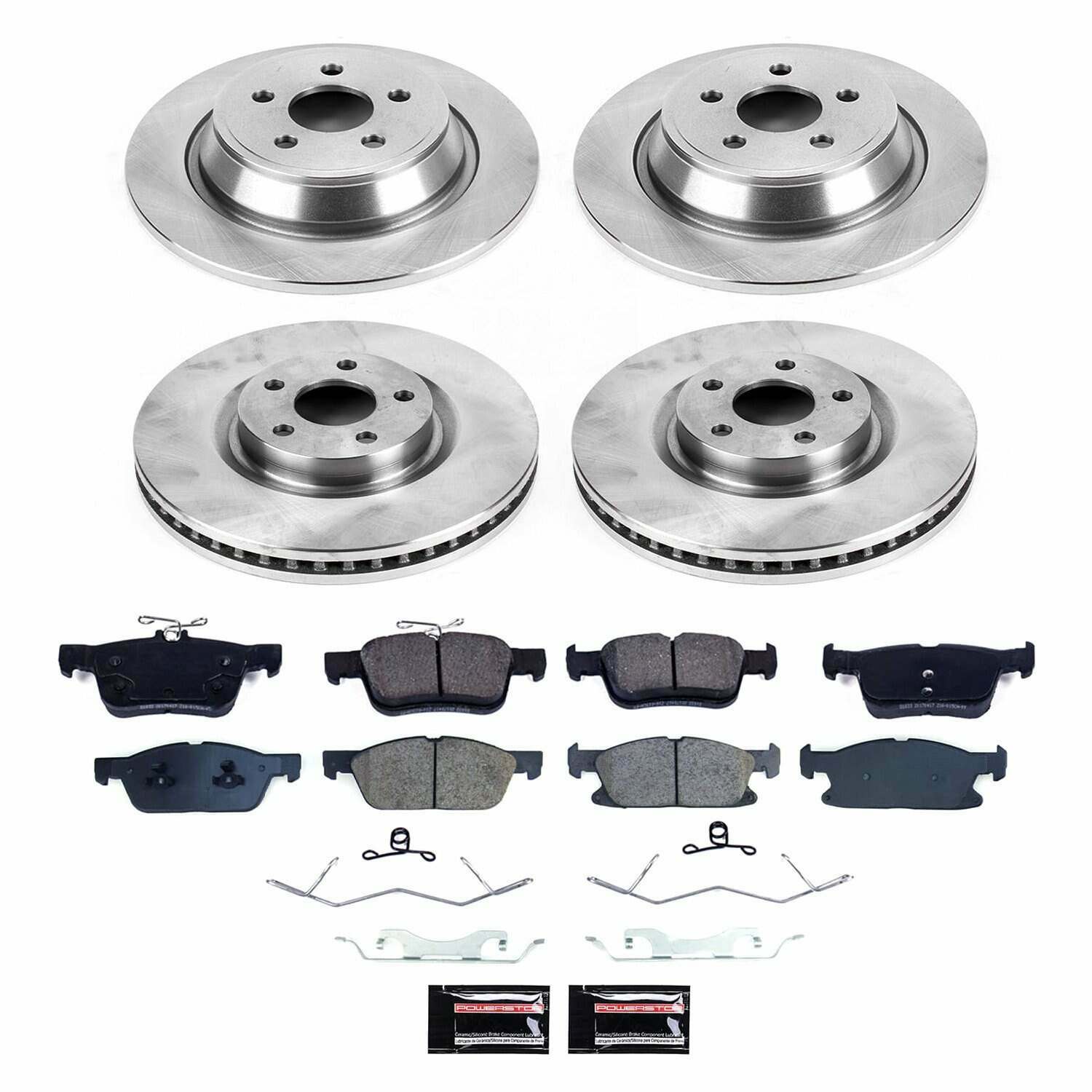 Power Stop 17-20 Lincoln Continental Front and Rear Autospecialty Brake Kit - KOE8976