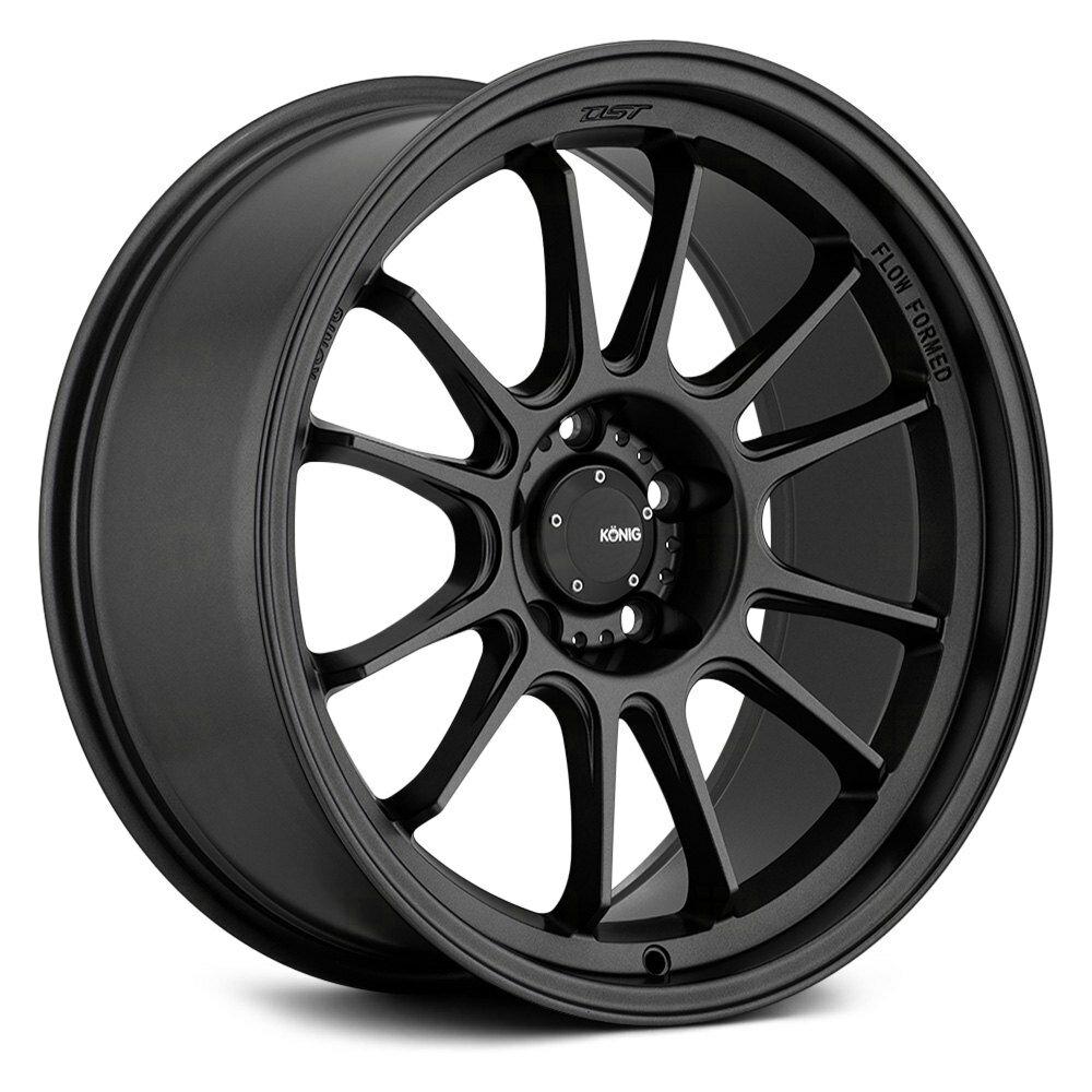 Konig Hypergram 18X8.5 5X114.3 Et35 Matte Black - HG88514355
