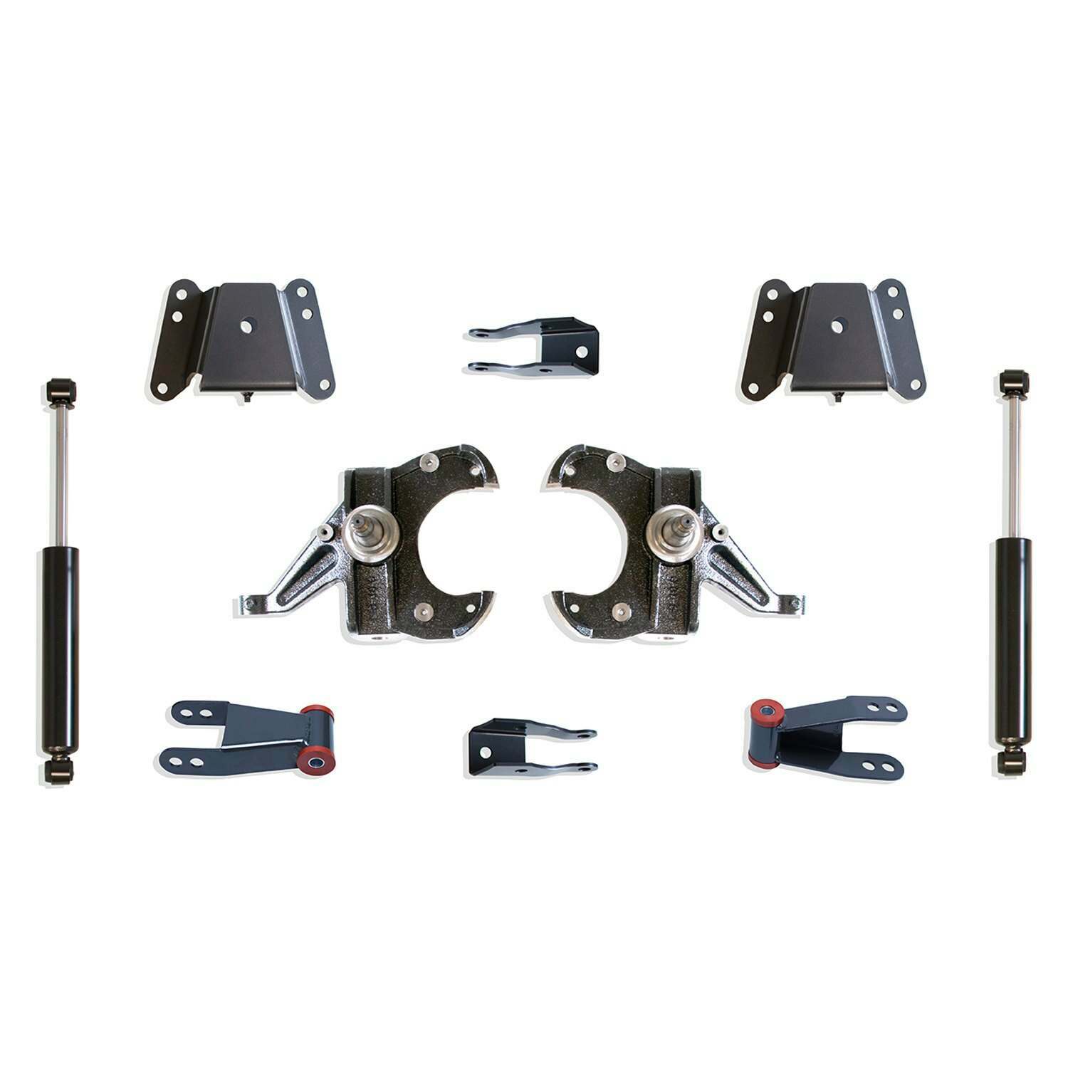 MaxTrac 2.5 inch/4 inch Lowering Kit (1.25 inch Thick Rotors) (1975-1986 C10) - KS331134H