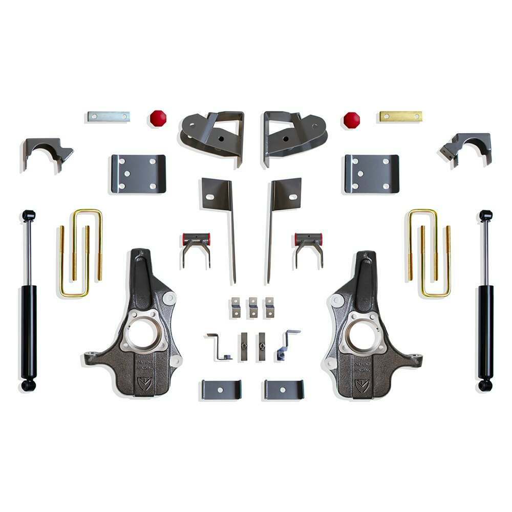 MaxTrac 2 inch/4 inch Lowering Kit (Spindles) (2019-2022 Silverado 1500, Sierra, Sierra 1500) - KS331924