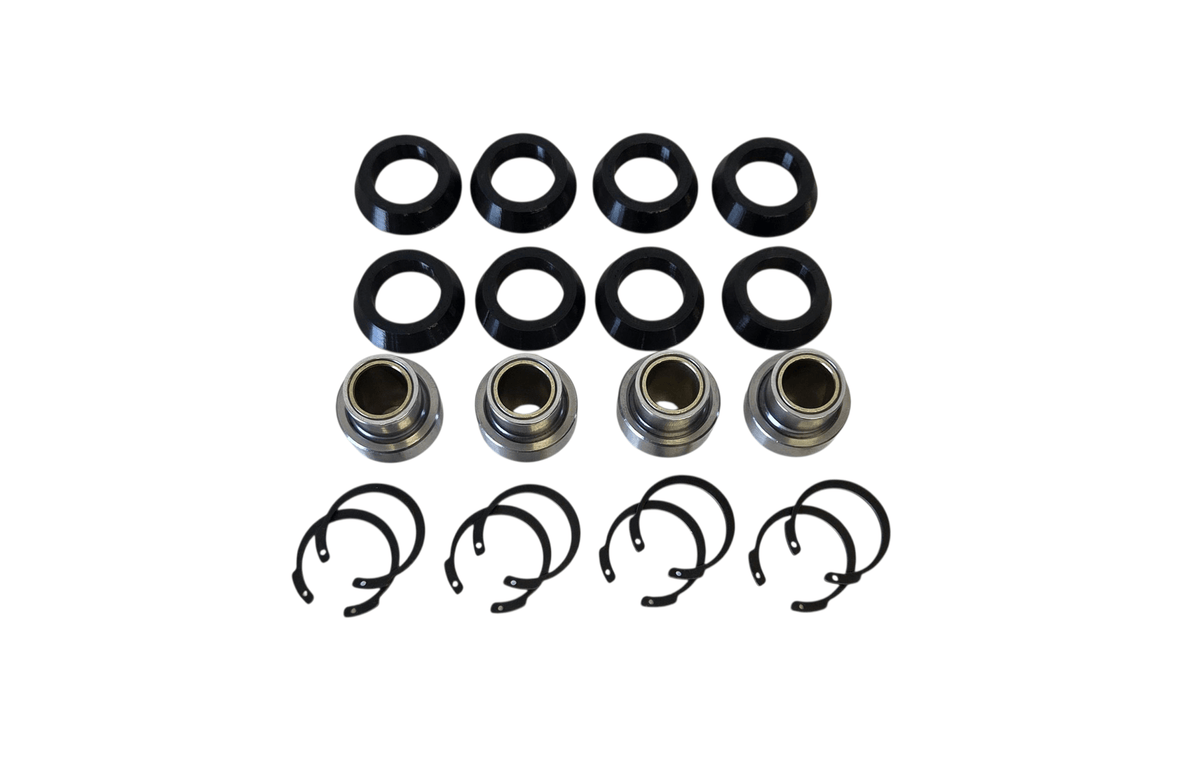 Kelltrac Front Coilover Bushing Replacement Kit, HYBRID, FULL SET (2015-2025 F-150) - KTI-BUK58-125-4