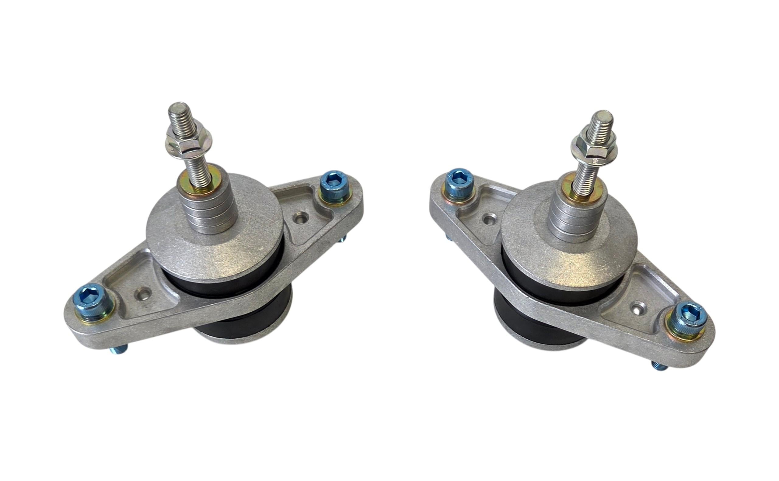 Kelltrac Billet Adjustable Engine Mount Kit, RUBBER (2005-2026 Mustang) KTI-EMK05-R