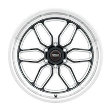 Weld Racing 22x9.5 Laguna 6 S109 6x135 ET25 BS6.23 - Gloss Black Milled (2005-2025 F-150) - S10929589P25