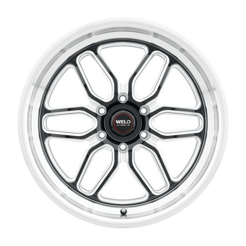 Weld Racing 22x9.5 Laguna 6 S109 6x135 ET25 BS6.23 - Gloss Black Milled (2005-2025 F-150) - S10929589P25