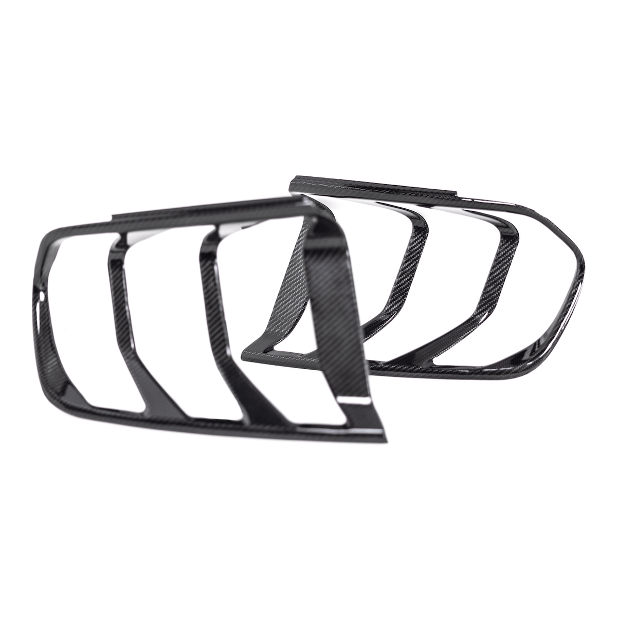 DX Carbon Carbon Fiber Tail Light Bezels (2015-2017 Mustang)