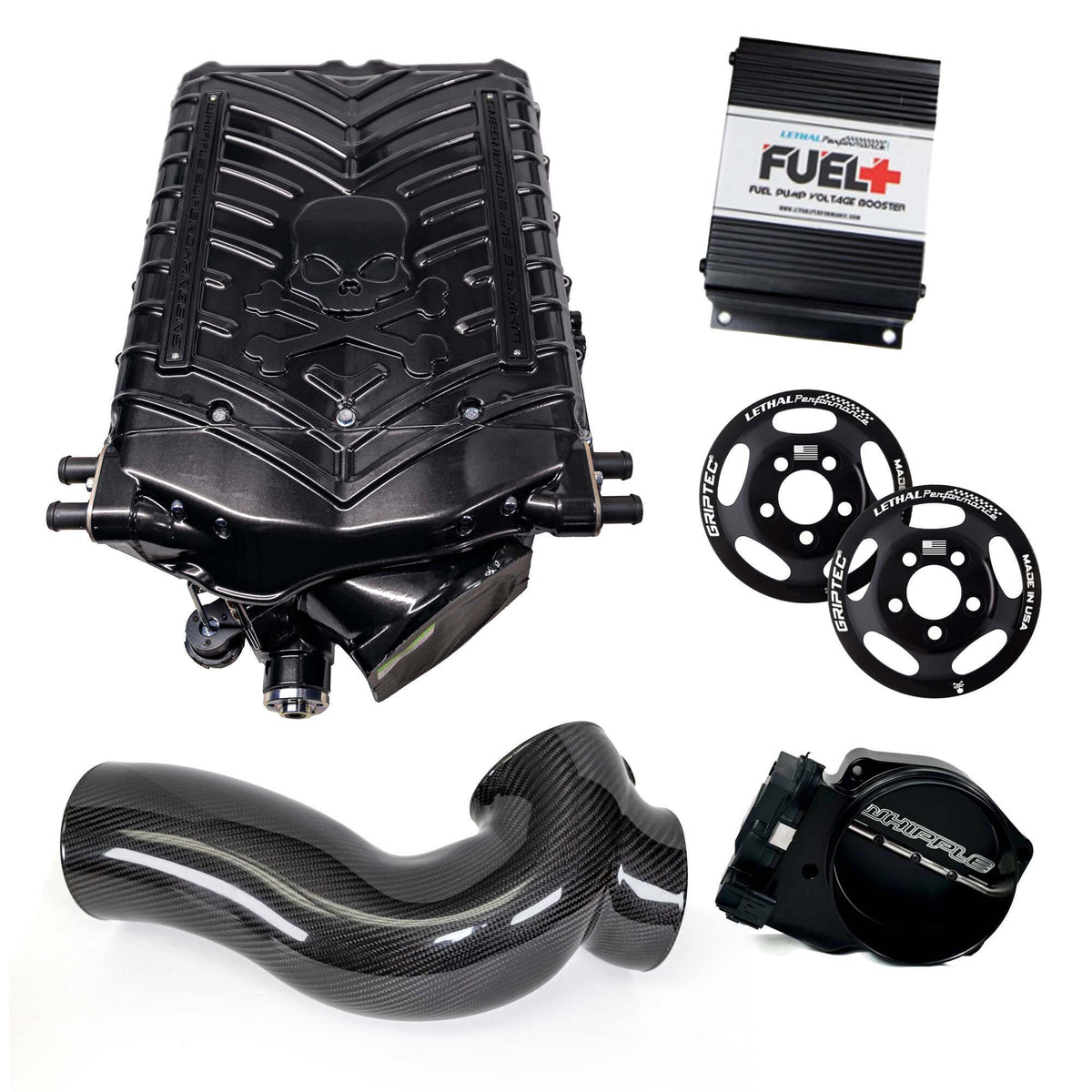 Special Edition Whipple Superchargers Gen 6 3.0L Supercharger - Stage 4 Kit for 2024-2026 Mustang GT (WK-2640-S4-30-LP)