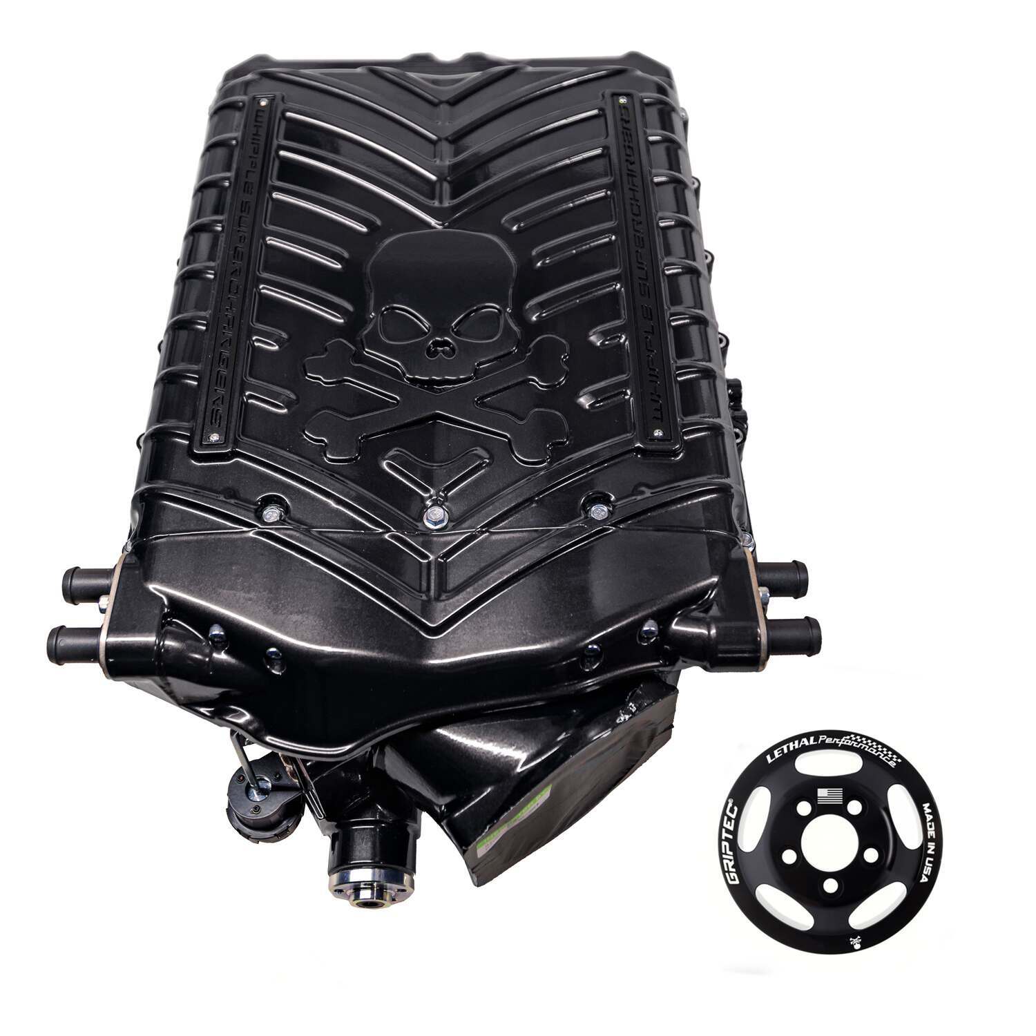 Special Edition Whipple Superchargers Gen 6 Stage 1 3.0L Supercharger Kit - 800+ HP Complete System for 2022-2023 Mustang Mach 1 (WK-2640T-S1-30)
