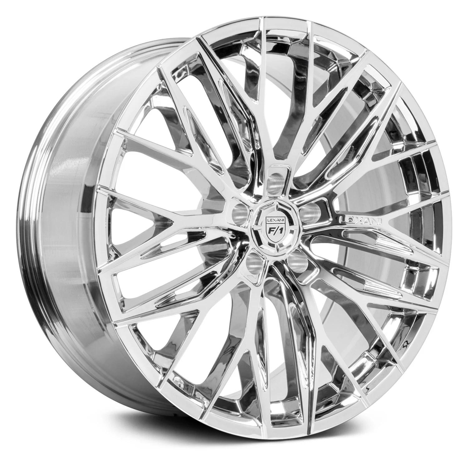 Lexani Chrome ARIES Wheel - 22x10.5 with 5x127 Bolt Circle - 20mm Offset - 685-2205-73-20C