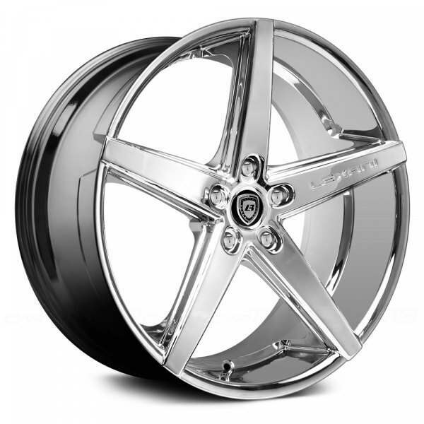 Lexani R4 Wheel 22x10, 5x114.3 Bolt Pattern, 34mm Offset, Chrome Finish - Chrome - R04-2210-66-34C