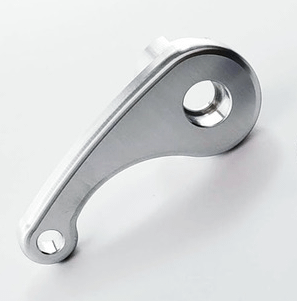 UPR Billet Hood Latch Release Level - Satin (2015-2023 Mustang) - 1164-01