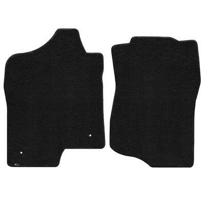 Lloyd Mats Sierra 2007-2013 2pc Front Extended Or Crew Cab Ebony Ultimat Plain - 600167