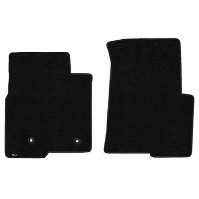 Lloyd Mats Ford F150 2010.5-2014 2pc Front Black Ultimat Plain (Two Posts In Driver Floor) - 600180
