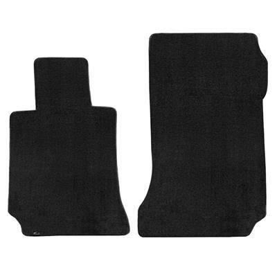 Lloyd Mats Mercedes C Class 2008-2011 2pc Mats Black Velourtex (W204) Plain - 620108