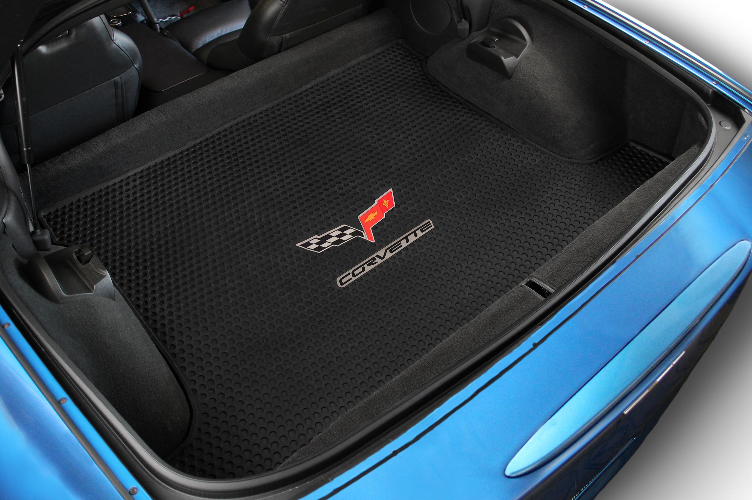 Lloyd Mats All-Season Rubber Mats with Logo - 1pc Standard Trunk (2005-2013 Corvette) - 595015