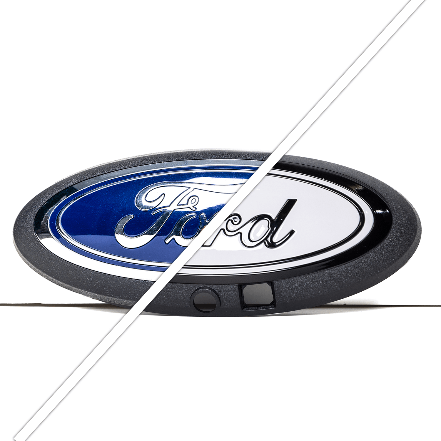 Painted Front & Rear "Ford" Oval Emblems (2021-2023 F-150)