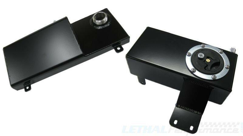 03-04 Cobra Intercooler and Radiator Tank Combo (Black Powdercoat)