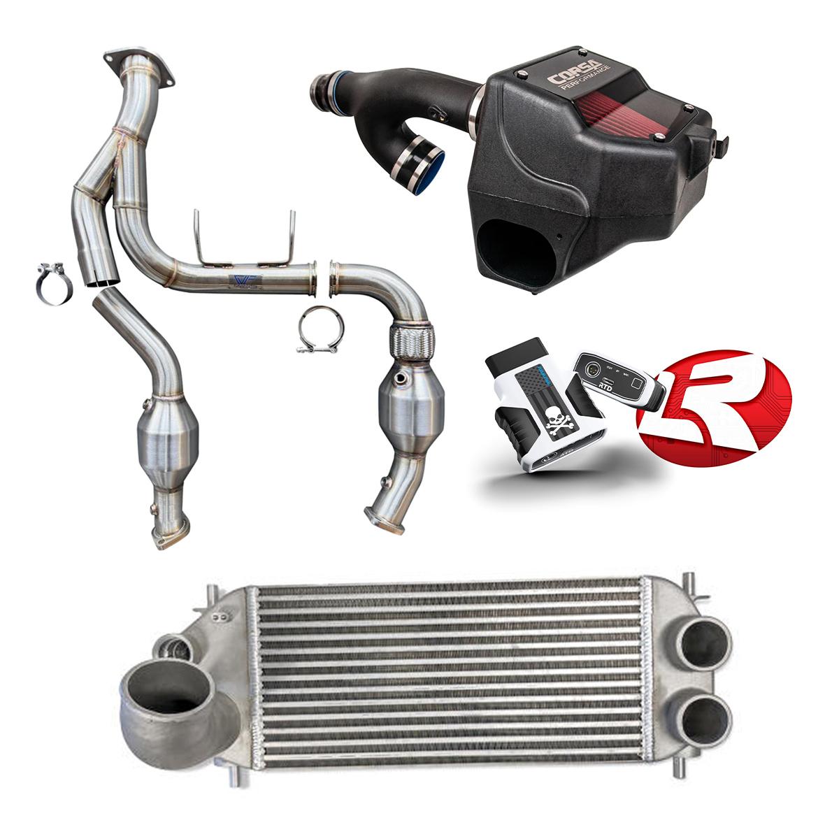 Stage 3 Power Pack - Intake, Intercooler, Downpipes and Lethal Performance HP Tuners RTD4 with Lund Custom Tune (2021-2025 F-150 3.5L EcoBoost)