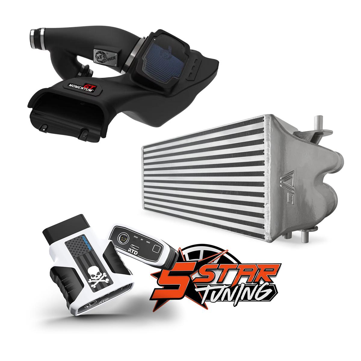 Stage 2 Power Pack - Intake, Intercooler and Lethal Performance HP Tuners RTD4 with 5 Star Tuning Custom Tune (2024-2025 F-150 3.5L PowerBoost)
