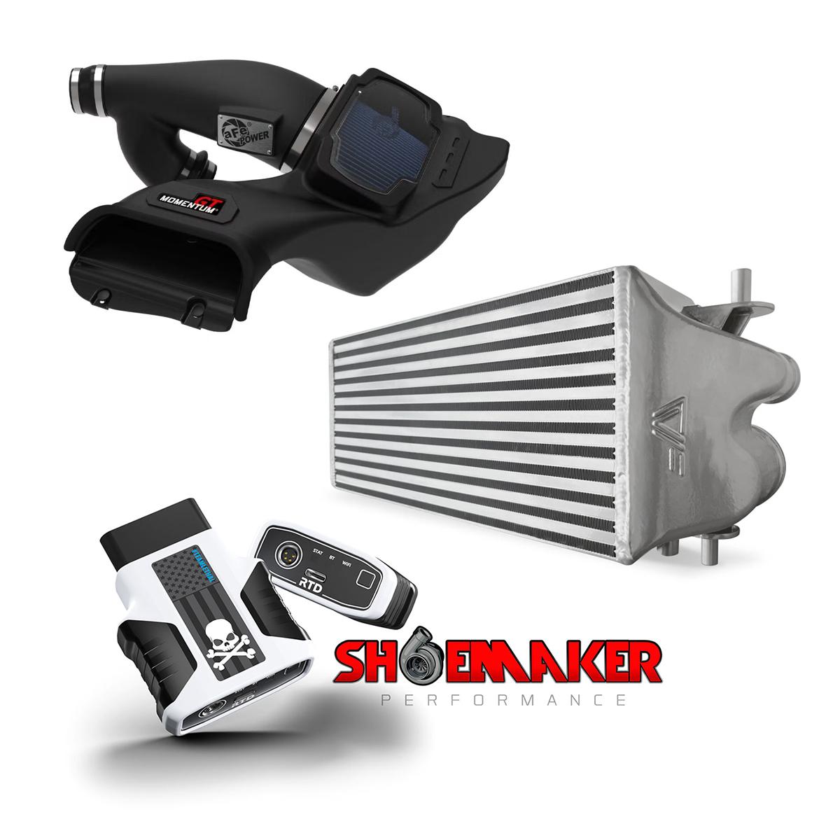 Stage 2 Power Pack - Intake, Intercooler and Lethal Performance HP Tuners RTD4 with Shoemaker Custom Tune (2024-2025 F-150 3.5L PowerBoost)