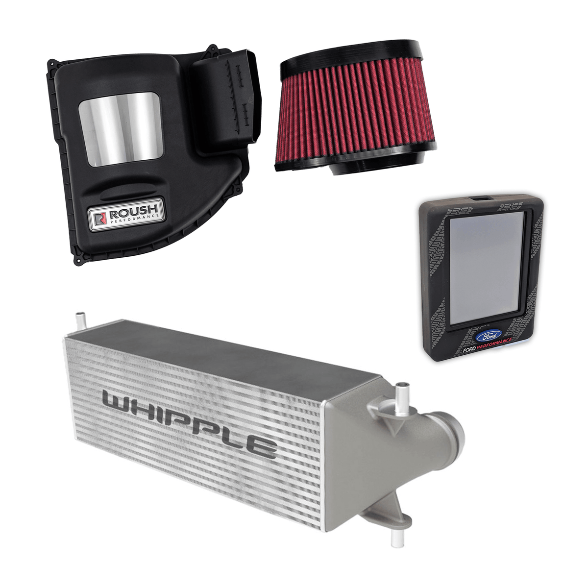 Power Pack - Ford Performance ProCal 4 with Whipple Intercooler and Roush Intake (2021-2025 Bronco 2.3L/2.7L)